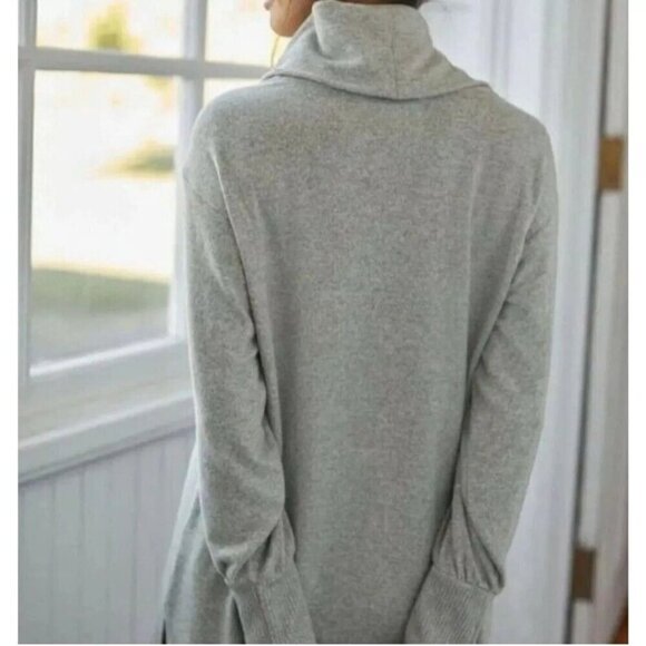 Maeve By Anthropologie Oversized Cowl Neck Bishop Sleeve Tunic Sweater Size M - Picture 4 of 9